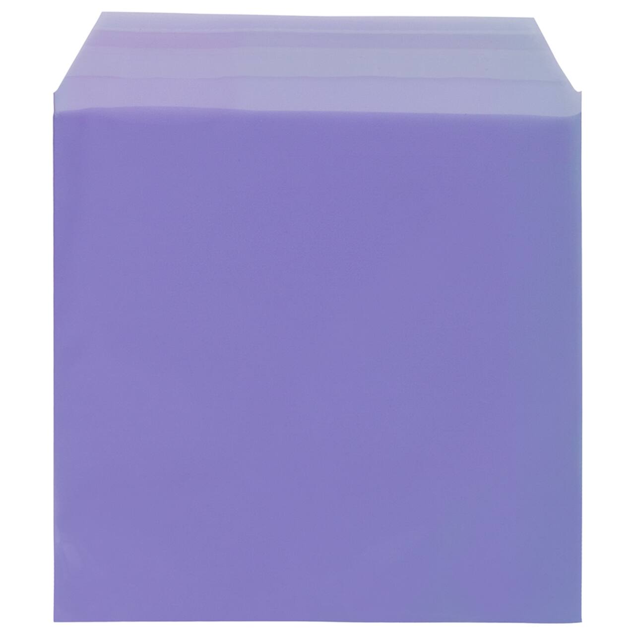 JAM Paper Purple Cello Sleeves With Self Adhesive Closure, 100ct.